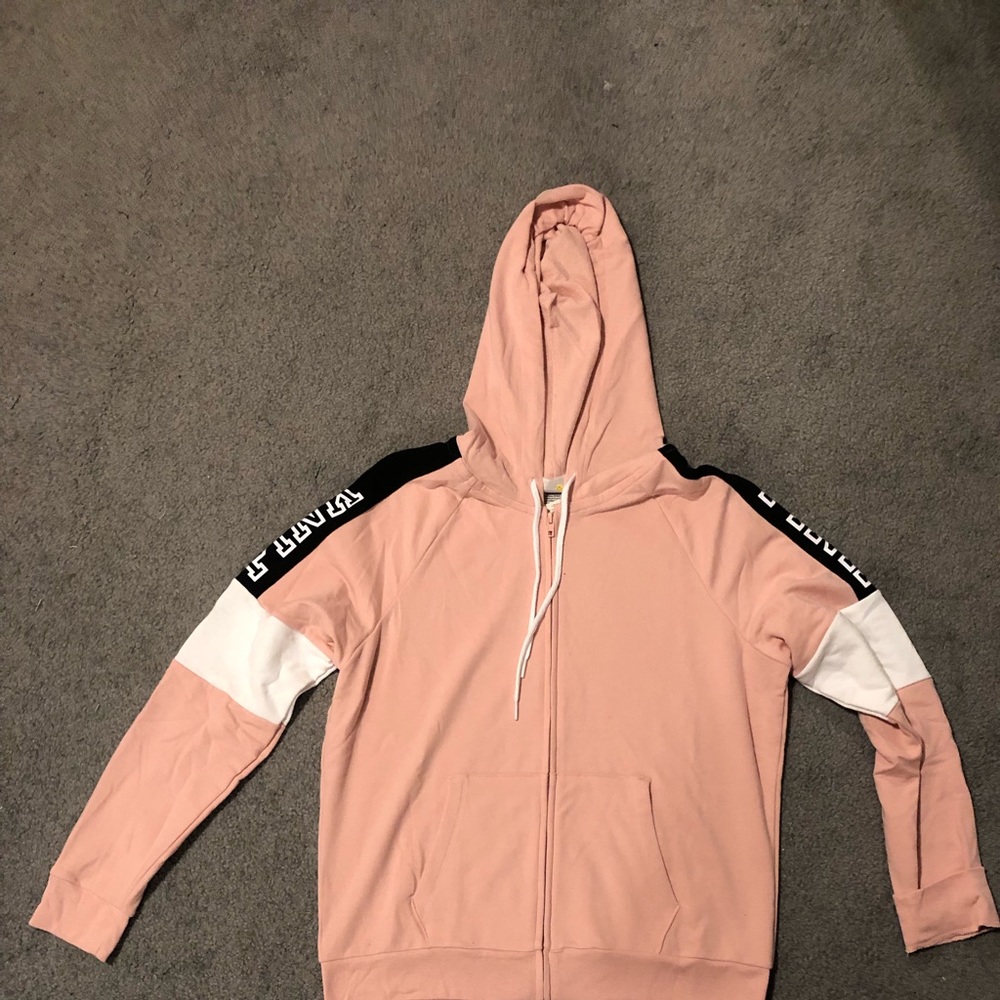 Pink hoodie sweatshirt